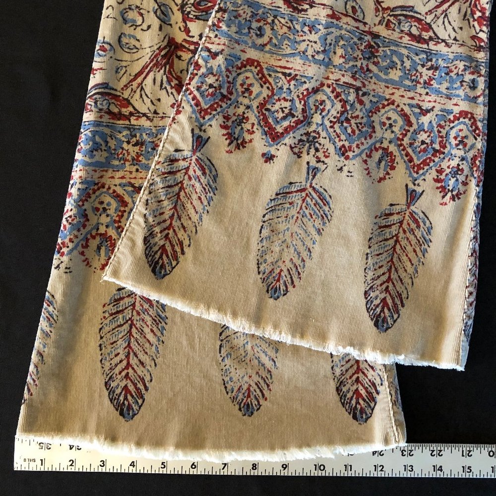 Free People New Delhi Border Flare Corduroy Size 24 - Picture 11 of 13